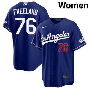 New Royal Alex Freeland Women's The Blue Crew #76 Jersey 273151-875 - Image 1