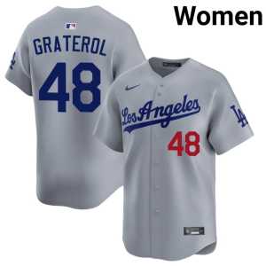 Player LAD Women's Brusdar Graterol #48 Grey Jersey 264888-219 - Image 1