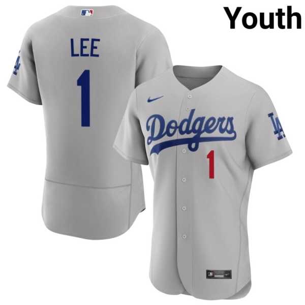 Youth20202620Brandon20Lee20dodgers20baseball20jersey20gray.jpg